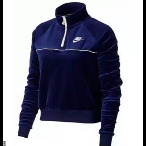Nike NSW Velour Full Zip Sweatshirt